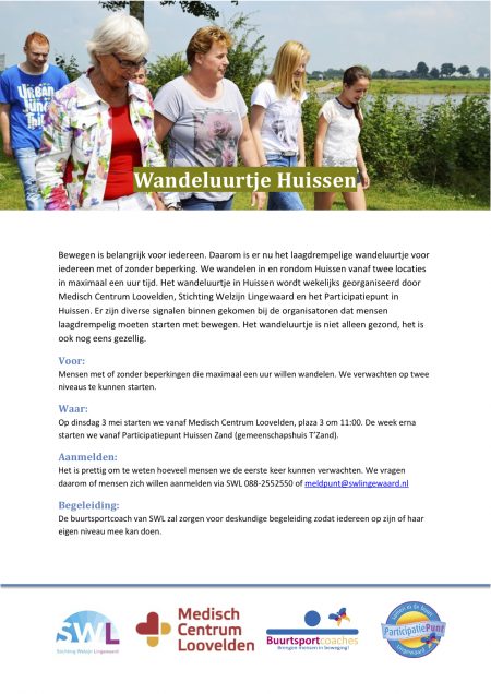 Wandeluurtje Huissen flyer